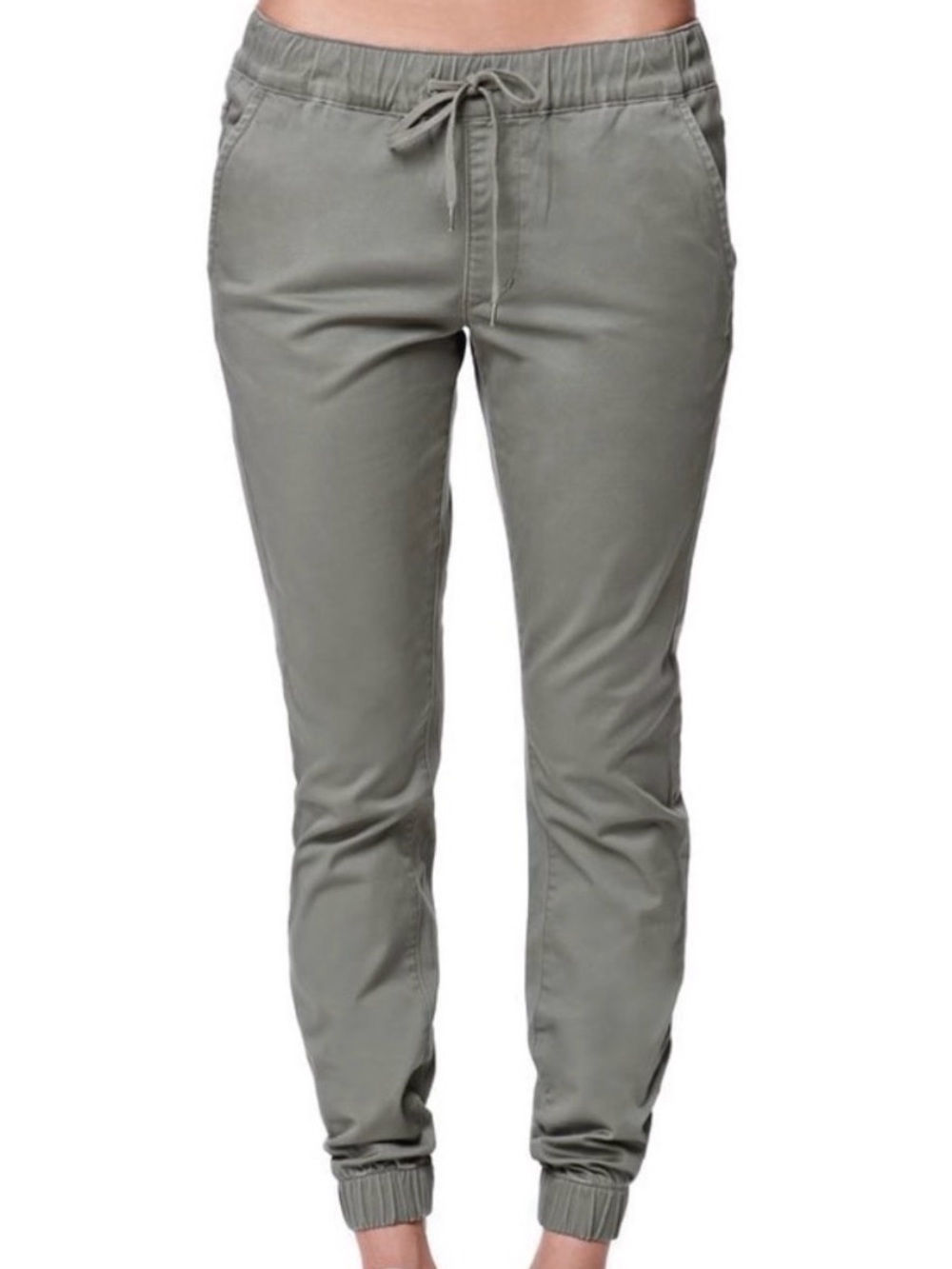 Bullhead Denim Co PacSun Army Green Cargo Joggers Drawstring Women’s M